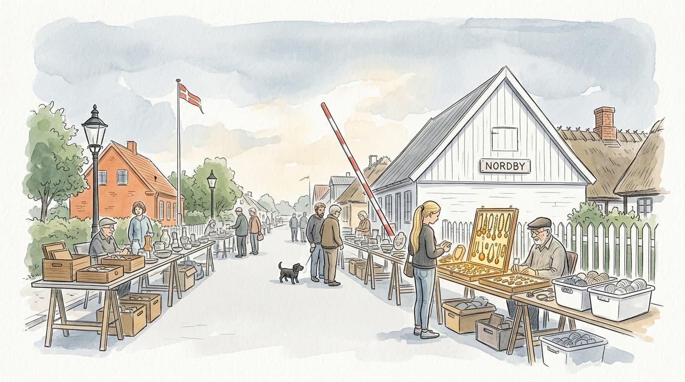 AI Hero Image: Loppemarked Nordby